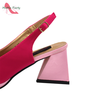 2024 New Design Special Fashion African Women Shoes Matching Bag Set High Quality with Platform Comfortable Heels for Part