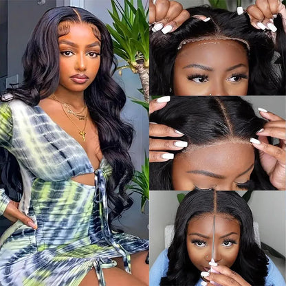 Glueless Wigs Human Hair Pre Plucked Pre Cut 6x6 Lace Closure Wear and Go Body Wave 13x4 13x6 HD Lace Frontal Human Hair Wigs