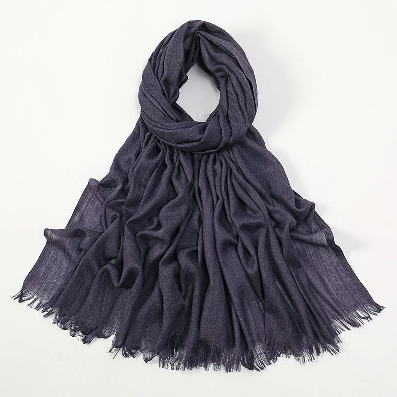 55 Color 110x180cm Big Size Modal Muslim Jersey Hijab Women Solid Scarf Ramadan Long Shawl Plain Soft Turban Wraps Headband