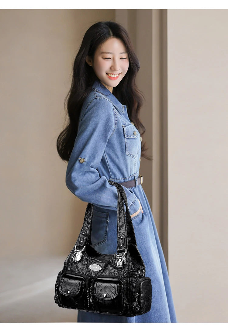 Luxury Handbags Women Bags designer Soft Leather Crossbody Bags For Women 2025 Hight Quality Shoulder Tote Handbags Sac A Main