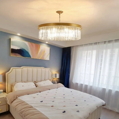 Nordic Designer Luxury Ceiling Chandeliers Modern LED Crystal Pendant Lights for Bedroom Living Room Light Fixtures