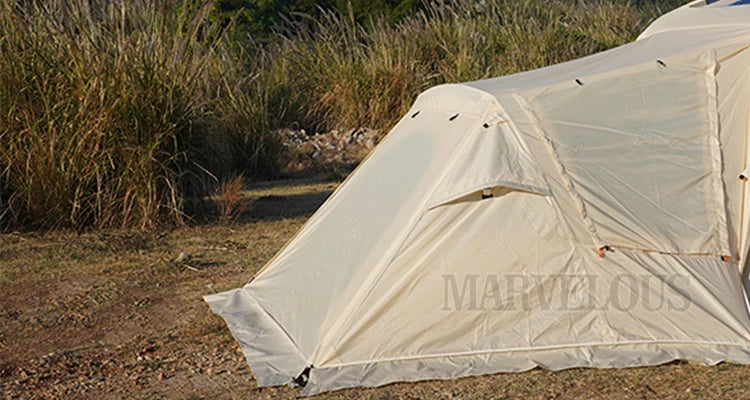 Hot Selling Large Connectable Big Family Camping Tent Dia. 460cm Geodesic Dome Tent with Modular Pod Tent Design 5 Bedrooms
