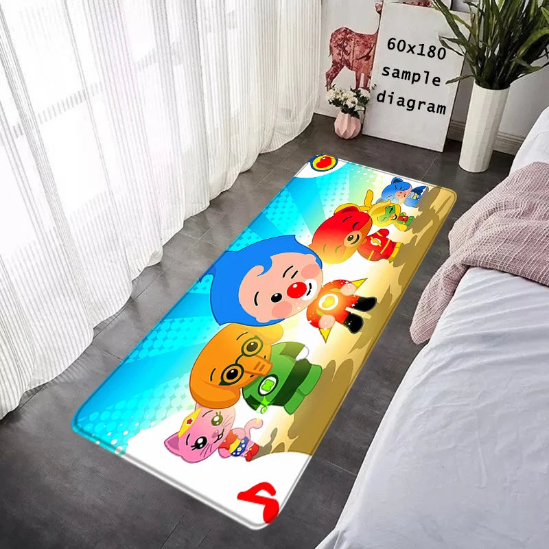 Cartoon Foot Rug Welcome Floor Mat for Entryway Plim Plim Bathroom Hallway Carpet Kitchen Water Adsorbed Rugs Fluffy Home Decor