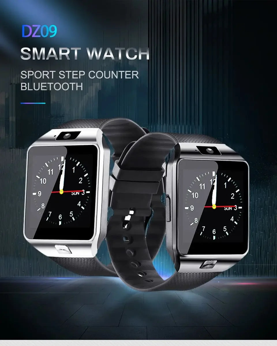 New Watches Mens 2025 Sport Watch Electronic Clock Support TF SIM Card Camera SMS Call Women Smartwatch for Android Phone