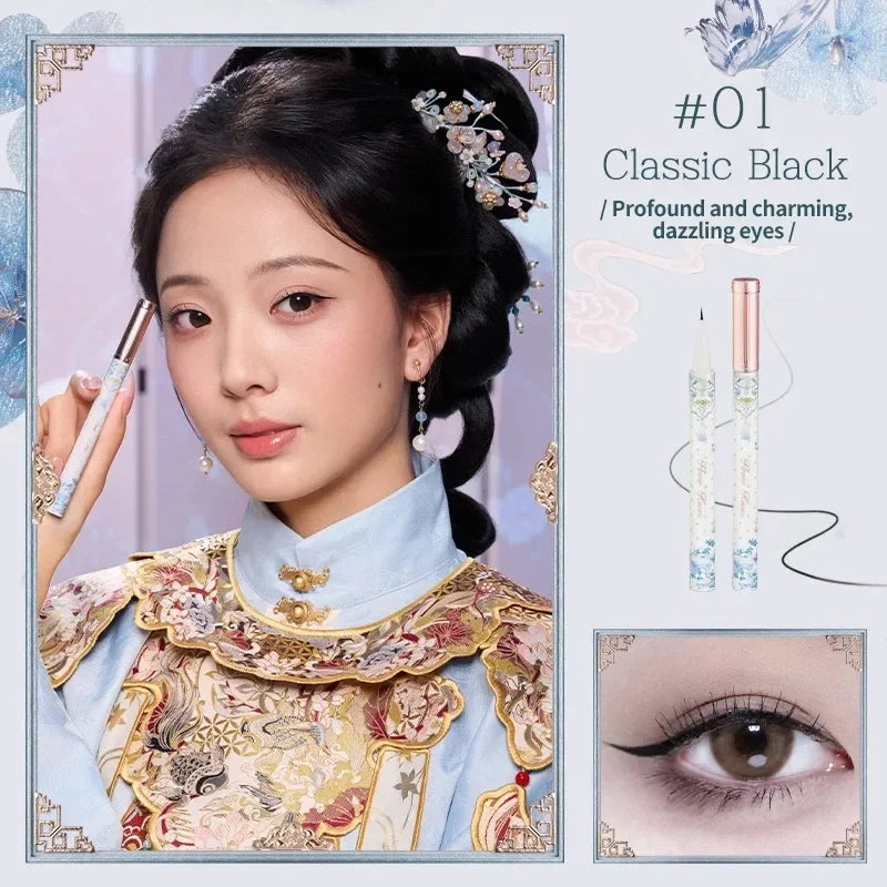 Makeup Flower Knows Set Swan Ballet Series Six Color Eyeshadow Palette Embossed Blusher Shine Lipstick Kit With Bag All In