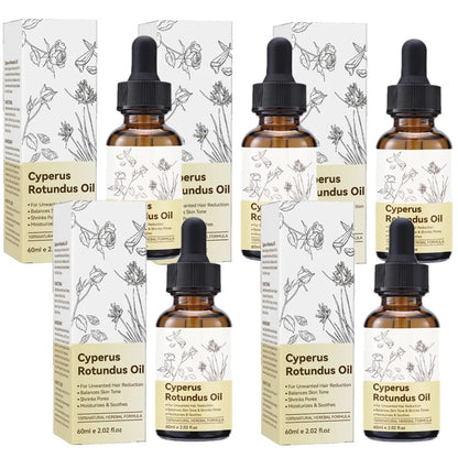 100% Pure Natural Cyperus Rotundus Oil For Hair Removal Reduces Unwanted Hair Growth, Moisturizing & Soothing For All Skin Types
