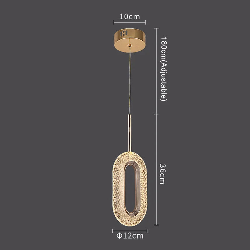 Modern Crystal LED Pendant Lamps Indoor Lighting For Home Decor Led Lights Living Room Bedroom Bedside Hanging Lamp