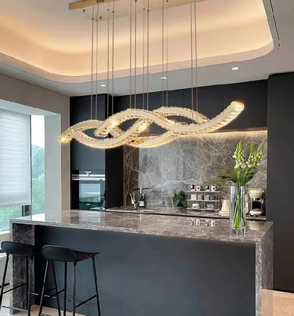 home decorationPendant lights, luxury crystal living room chandelier, dining room Pendant lamp, ceiling light, indoor lighting
