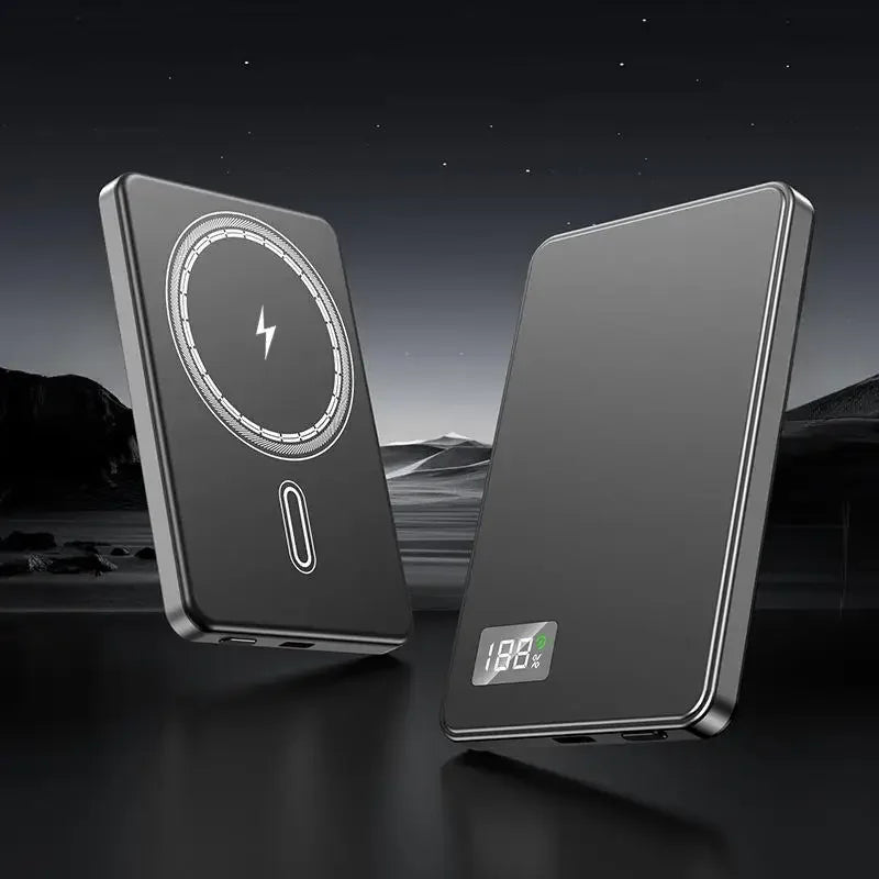 Lenovo Wireless Magnetic 500000mAh Power Bank Fast Charging Portable PD22.5W External Battery for Magsafe for iPhone17 Samsung