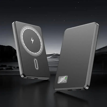 Lenovo Wireless Magnetic 500000mAh Power Bank Fast Charging Portable PD22.5W External Battery for Magsafe for iPhone17 Samsung