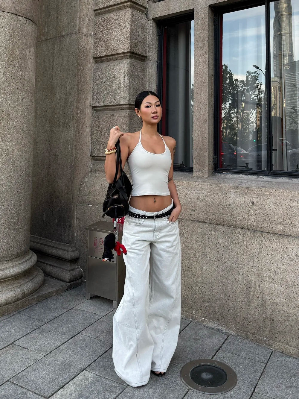 Womens Wide Shoulder Strap Tank Top Racerback Sports Vest High Stretch Slim Fit Basic Camisole Multi Color Casual Workout Wear
