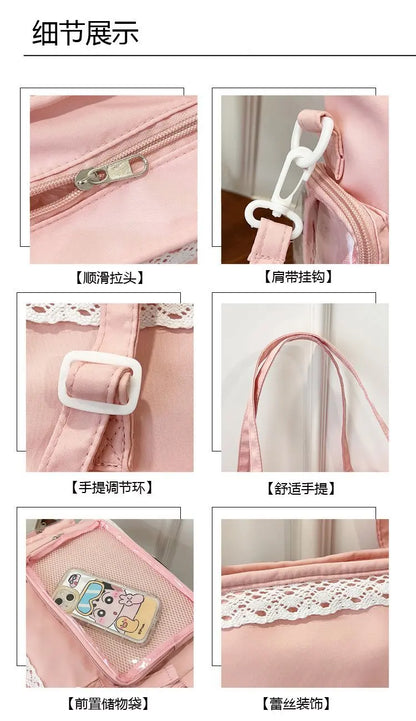 Ballet Girl Large Appetite Itabag Japanese Two-Dimension Single Shoulder Crossbody Bag Gift For Friends Women'S Handbag