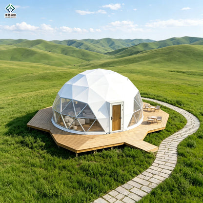 Luxury Modern Transparent PVC Four-Season Custom Garden Hotel Igloo Glamping House Geodesic Dome Tent