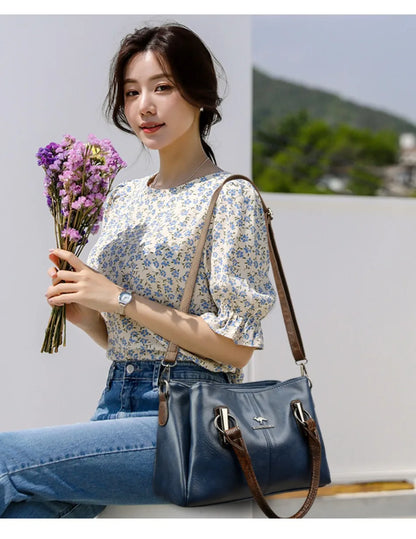 Luxury Handbags Women Bags Designer Soft Leather Shoulder Crossbody Bags for Women 2024 Elegant Large Capacity Tote Handbags Sac