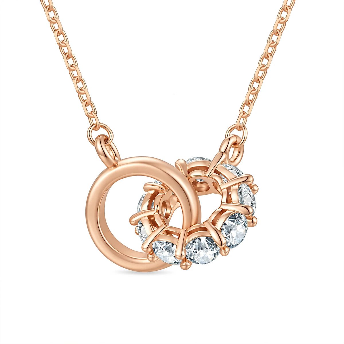 OIYIY Moissanite Necklace for Women 925 Sterling Silver D VVS1 GRA Certified Lab Grown Diamond Pendant Luxury Fine Jewelry Gift