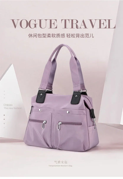 Tote Bag Handbag Shoulder Bag for Women Nylon Waterproof Large Capacity Shopping CrossBody Bag Ladies Messenger Bags Handbags