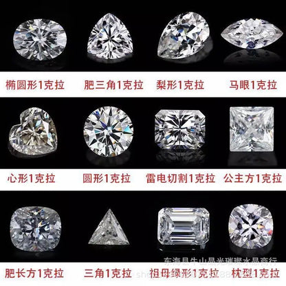 Classic Moissanite PT950 Platinum 10 Carat Luxurious Oval Ring for Women, durable structure and long-lasting brilliant luster