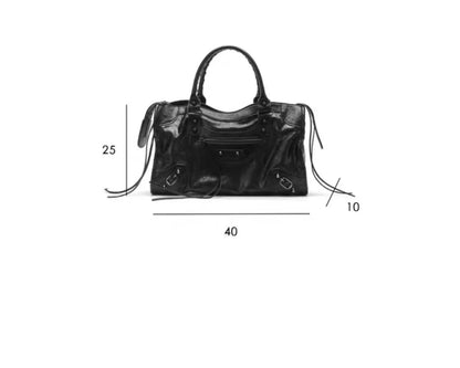2026 Trendy Motorcycle Bags Women's City Tote Bag Y2k Classic Street Fashionable Shoulder Pu Leather Crossbody Handbag