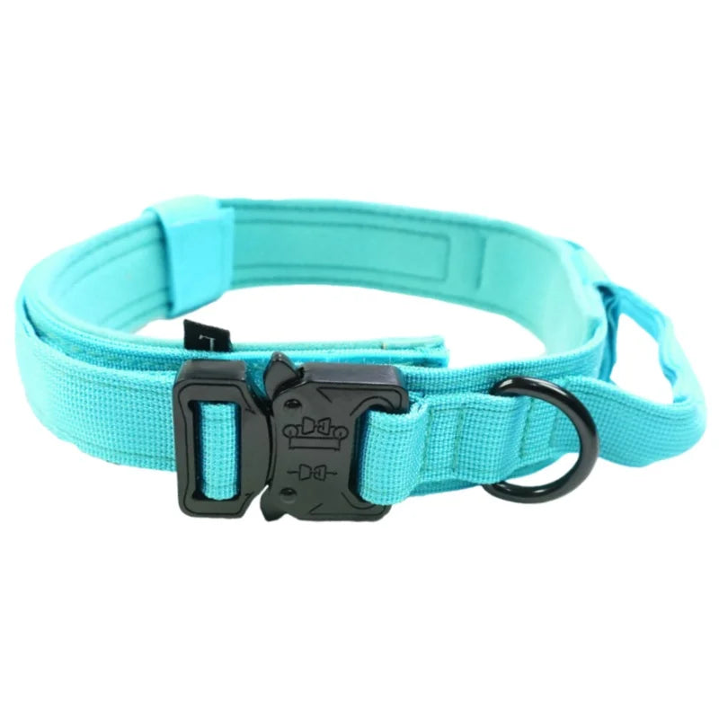 Strong Tactical Dog Collar Metal Buckle Collar for Dog Pet Product Nylon Medium Large Dog Training Neck Collars Pet Accessories