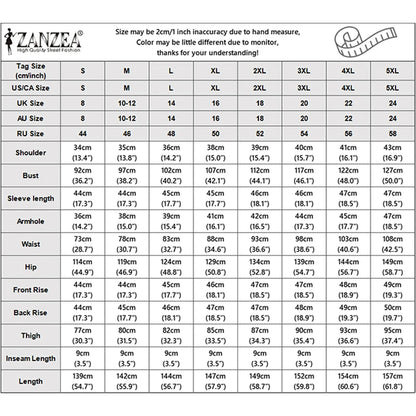 ZANZEA OL Work Party Women Jumpsuits Solid Color Summer 3/4 Sleeve Sevy V Neck Rompers Solid Playsuits Wide Leg Pants Streetwear