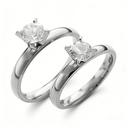 Exquisite Fashion Silver Color Engagement Rings for Women Fashion White Zircon Stones Ring Anniversary Bridal Wedding Jewelry