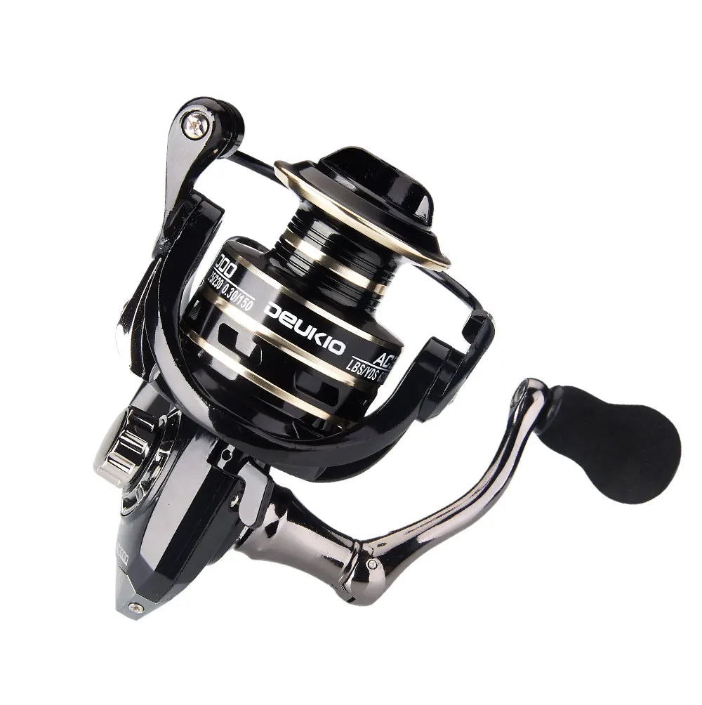 Spinning Reel Max Drag 12KG for Fishing AC800-7000 Reel Metal Spool Handle Sea Jig Carp Reel Fishing Coil Wheel
