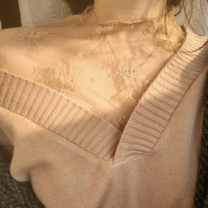 Sexy Women Mesh T-Shirts Transparent Lace Blouse Long Sleeve See Through Tops For Women Bottoming Shirt Sheer Tees Body Crop Top