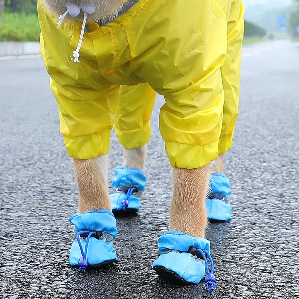 Waterproof Pet Dog Shoes Chihuahua Anti-slip Rain Boots Footwear For Small Cats Dogs Puppy Dog Pet Booties