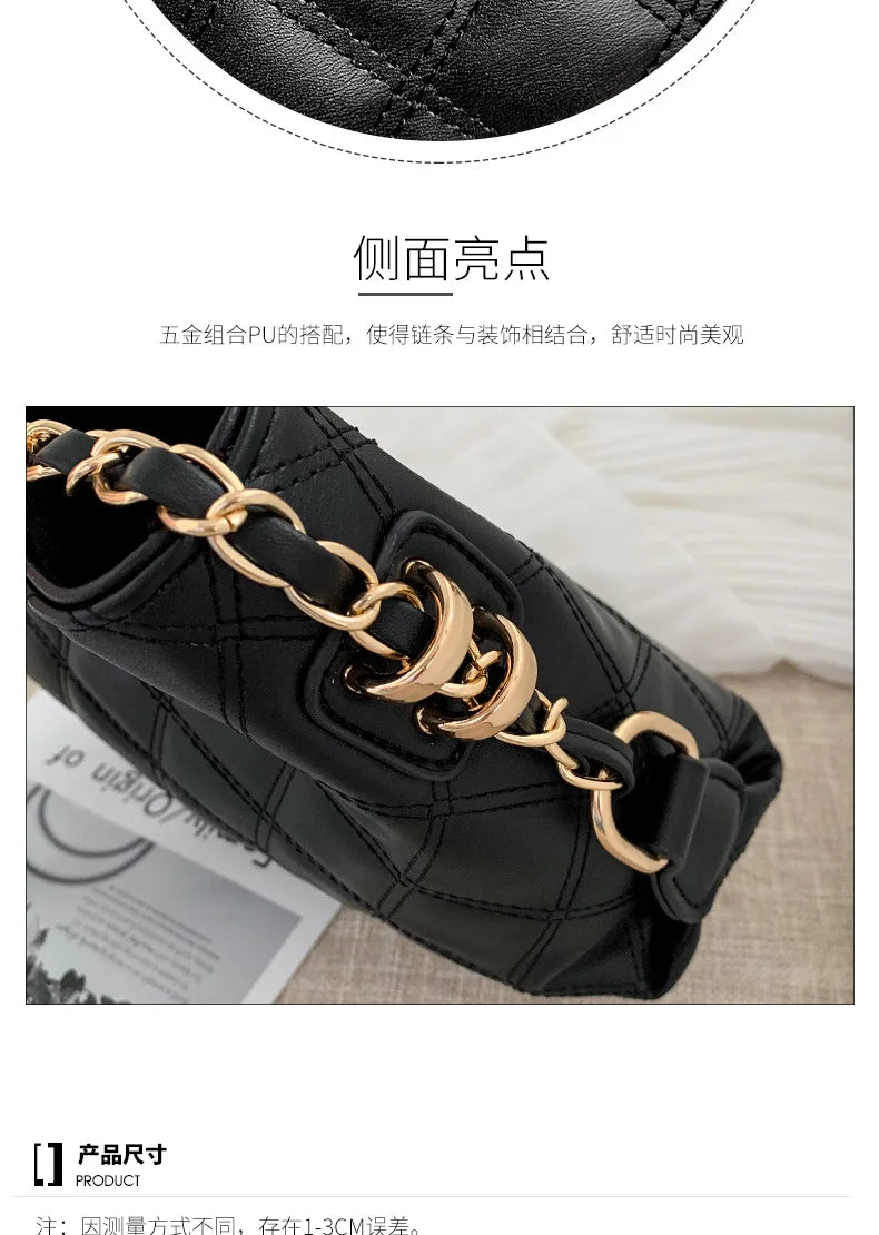 Design Handbag Shoulder Bags for Women Small Luxury Crossbody Bag High Quality Soft Leather Purse New Ladies Small Square Bag