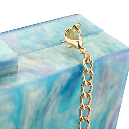 2026 New Acrylic Luxury Wedding Chain Handbag Women Box Clutch Evening Bags Chic Party Shoulder Crossbody Bags Ladies Dinner Dress Purses