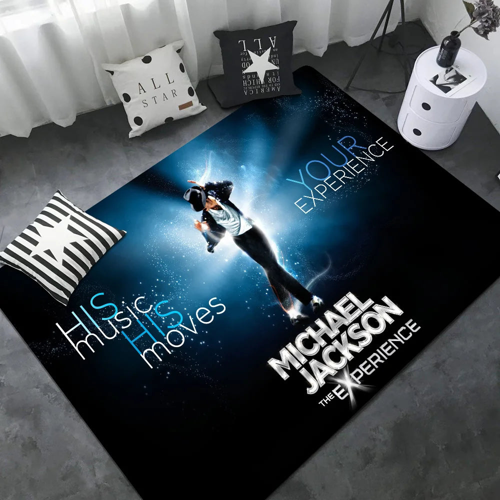 Michael Jackson Hallway Carpet INS Style Soft Bedroom Floor House Laundry Room Mat Anti-skid Bedside Area Rugs