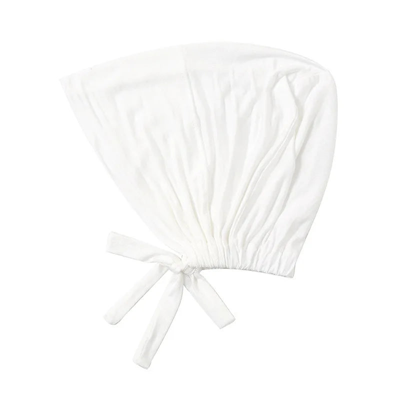 1PC Adjustable Inner Caps New Soft Solid Color Elastic Cap Modal Hijab Muslim Bonnet Underscarf Women Fashion Accessories