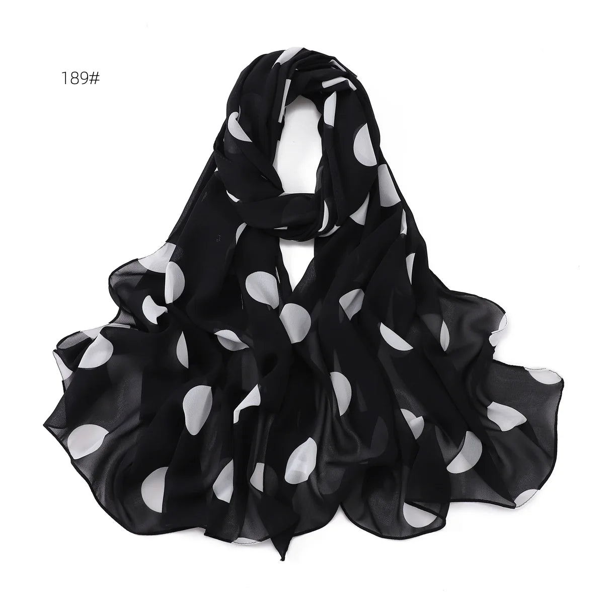 66 Colors Pearl Chiffon Printed Hijab Scarf New Fresh Small Floral Polka Dot Sunscreen Silk Scarf Shawl Turbans for Women Hijabs