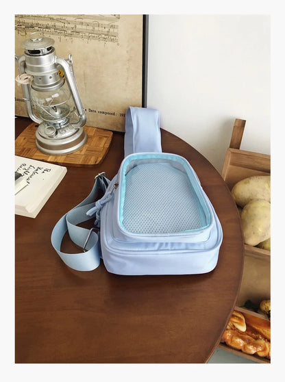 Kawaii Japanese Itabag Girls Soft Nylon Backpack Crossbody Bags 10CM Doll Women With Display Plate Cross Body Sling Pouch 2025