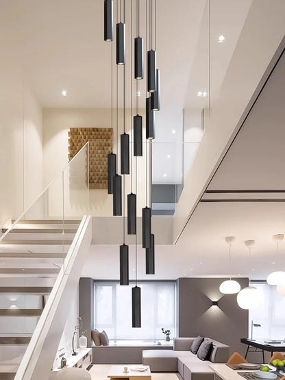Modern home decor led lights pendant light lamps forstaircase Chandeliers for living room hanging light indoor lighting