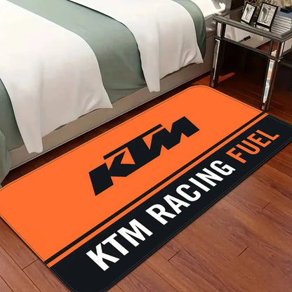 K-KTM Logo Hallway Carpet Washable Non-Slip Living Room Sofa Chairs Area Mat Kitchen Doormat Area Rug