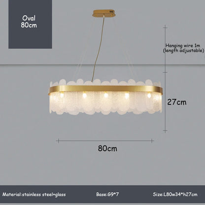 Modern Luxury Lustre Crystal Chandelier Living Room Ceiling Lights Dining Room LED Chandeliers Villa Gold Crystal Pendant Lamp