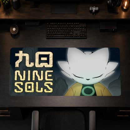Nine Sols Mouse Pad Gaming office Non-slip Desk Mat Diy Mousepad Large Game Keyboard overlock