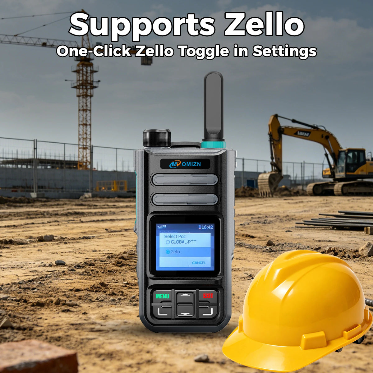 OMIZN Walkie Talkie POC 5000 Kilometers 4G Global Signal Radio Camping Professional Walkie Talkies Unlimited Distance Calling A3