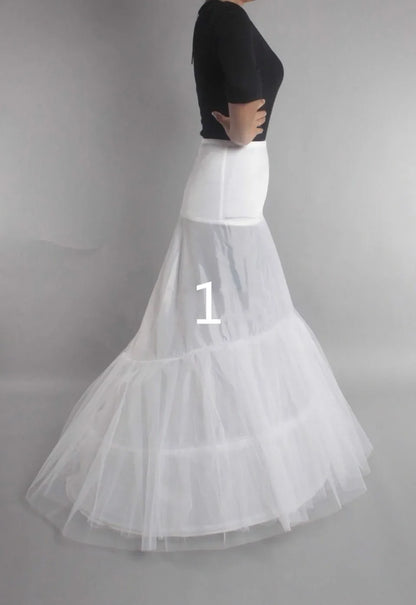 In Stock 6 Hoops Wedding Petticoat Crinoline Slip Bridal Underskirt Puffy High Quality Customized