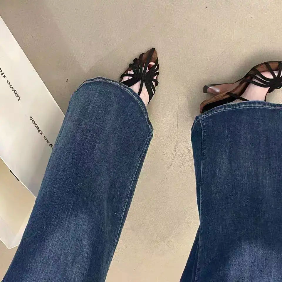Fashion T-shaped Strap Women's Sandals Designer Baotou High Heels Women's Shoes Luxury Anti Slip Women's Slippers Women's Shoes