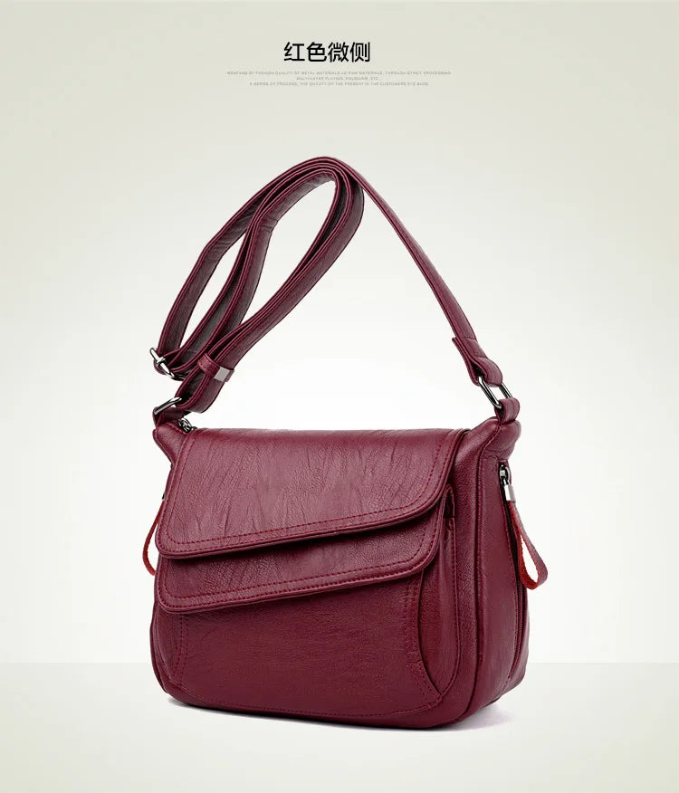Luxury Designer Handbag High Quality Soft Leather Purses And Handbags Casual Shoulder Messenger Bags for Women 2024 New Sac