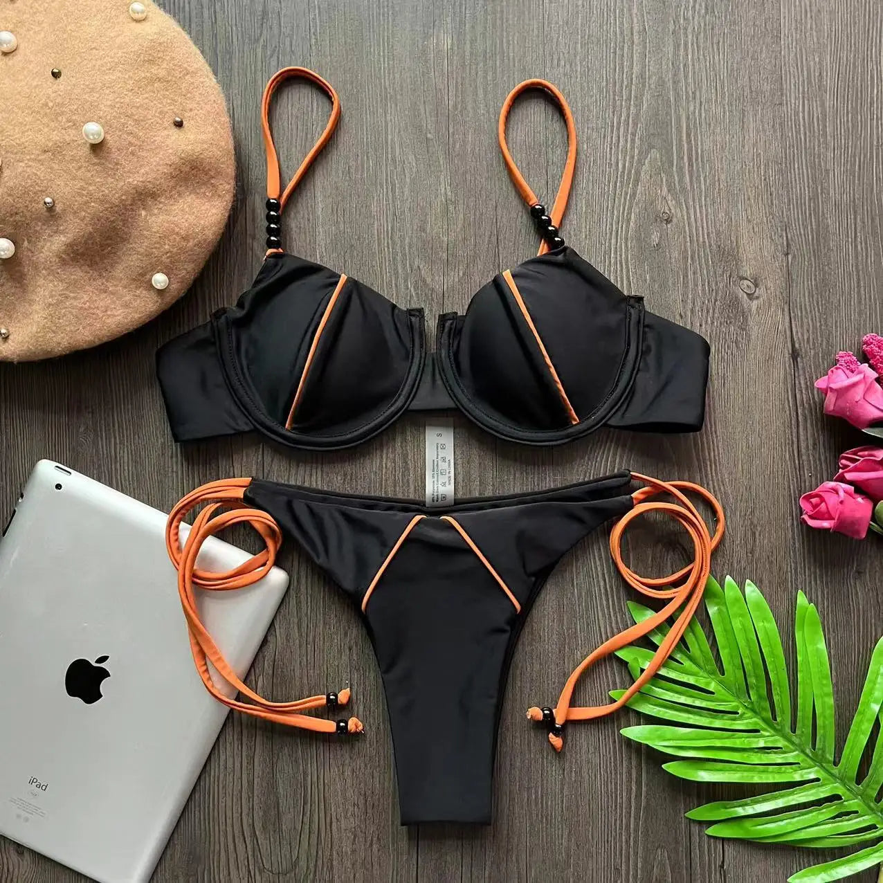 RUOTONGSEPT New Sexy Push up Bikini Set Swimsuit Women's low-waist Swimwear For Female Two Piece Beachwear 2023 Bathing Suit