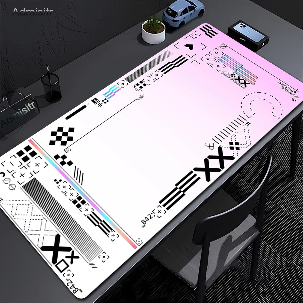 90x40cm Large Size Mouse Pad Art Desk Pads Printstream Gaming Mice Pad Non-slip Rubber Mat Company Long Table Mats XXL For Csgo