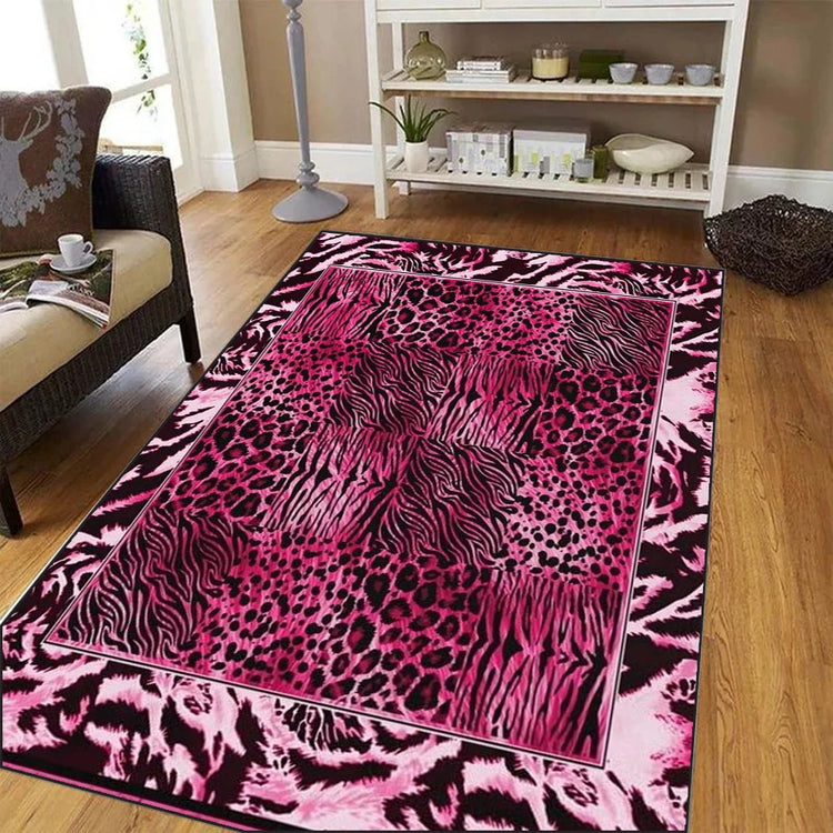 Leopard print Carpet for Living Room Decoration Modern Abstract Home Office Large Area Rugs Decor Soft Bedroom Lounge Floor Mat