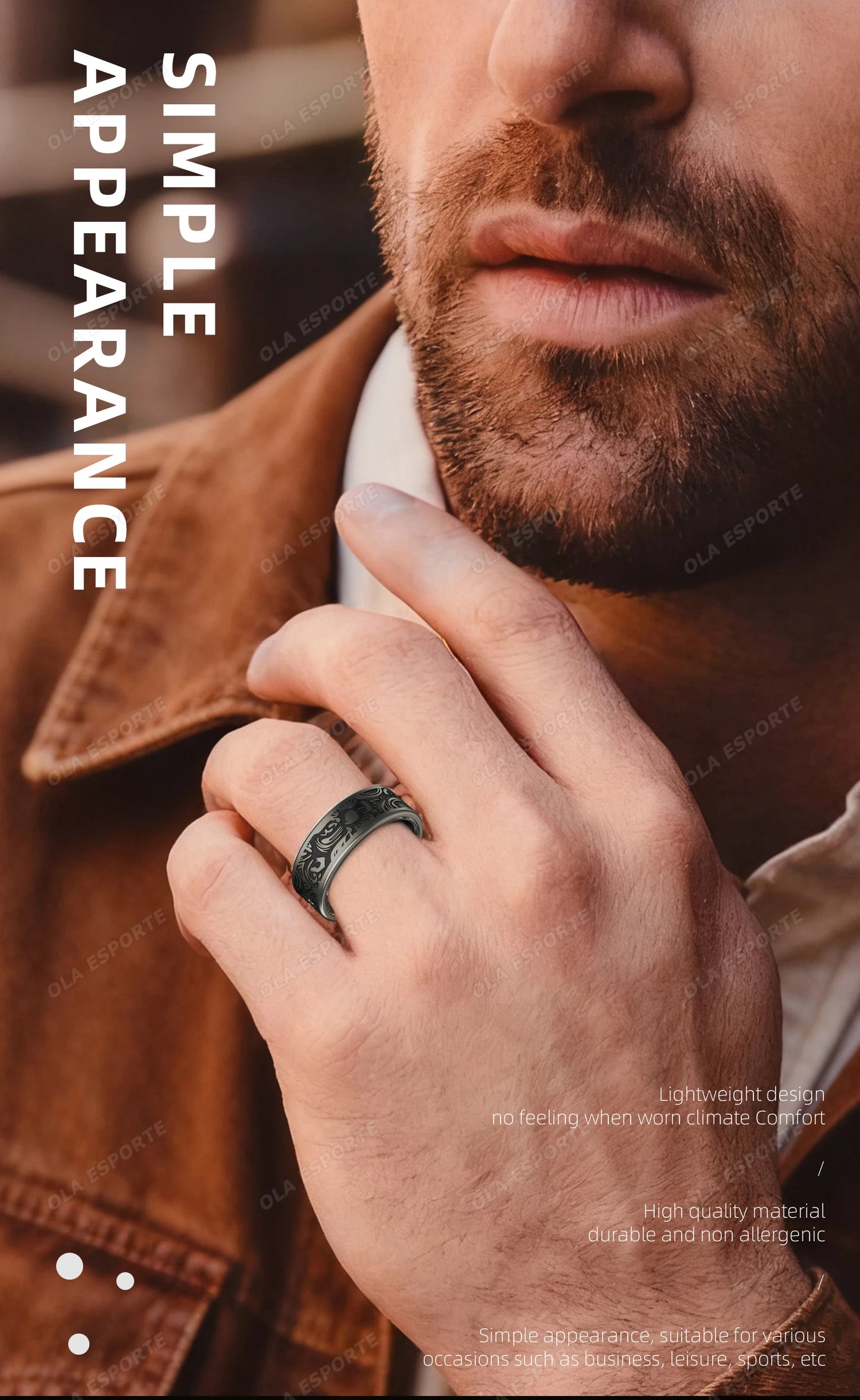 2026 Smart Ring Heart Rate Blood Pressure Blood Oxygen Sleep Monitoring Step Counting Activity Tracking Shared Waterproof Ring