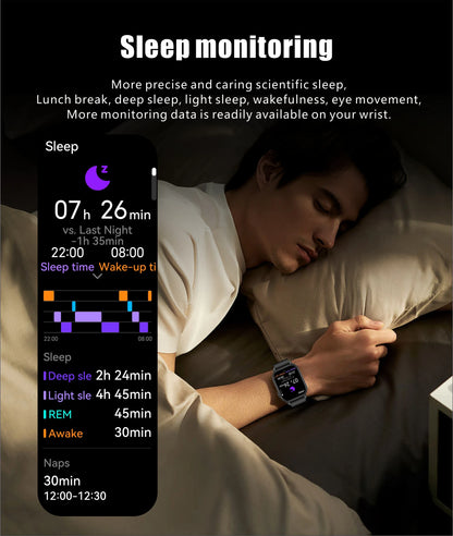 2026 New Multifunctional Smartwatch Women Gift Built-in GPS Bluetooth Call Music Fitness Sports Bracelet Sleep Monitor Watch Lad