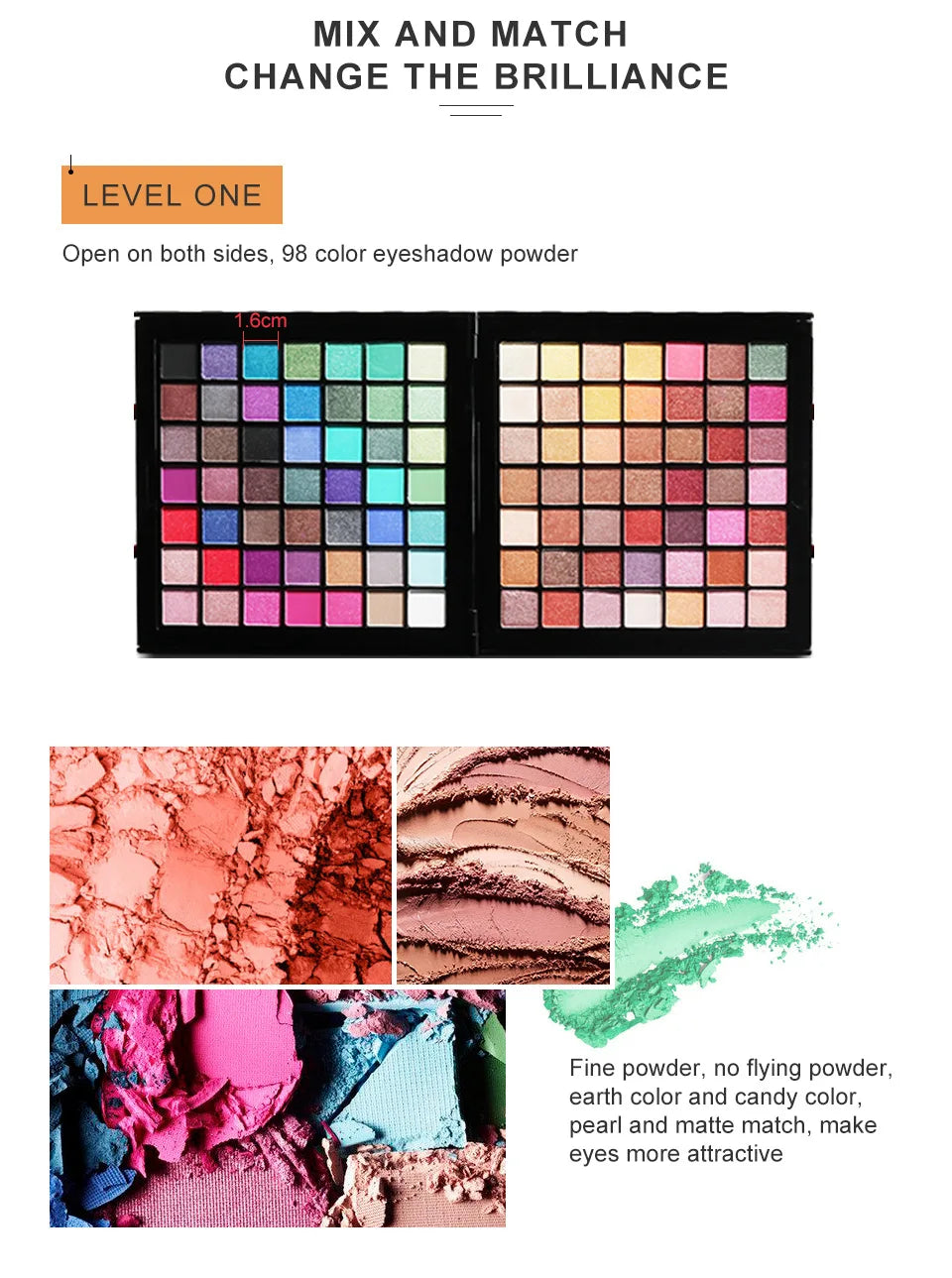 New Multi-function Makeup Kit Full Set Box For Women Waterproof Lips Blush Foundation Beginner Travel Portable Palette