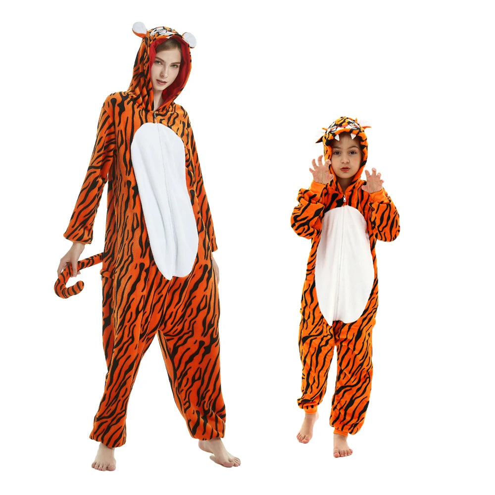 S M L XL Women One-piece Pajama Plush Flannel Jumpsuit Adult Winter Kigurumi Anime Onesies Halloween Unicorn Cosplay Costumes