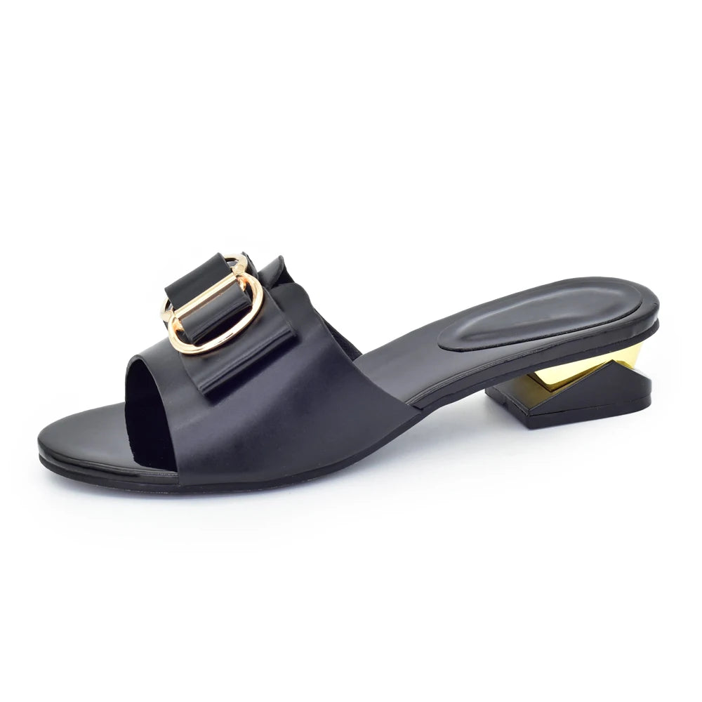 Italian Style Summer Slippers Sweet Style for Royal Wedding Party Slingbacks Sandals Rhinestone Women Wedding Shoes Elegant